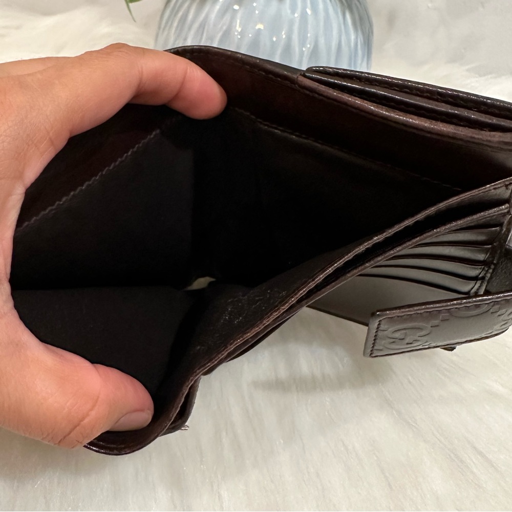 Gucci Guccissima Compact Bifold Wallet Only - Picture 5 of 14
